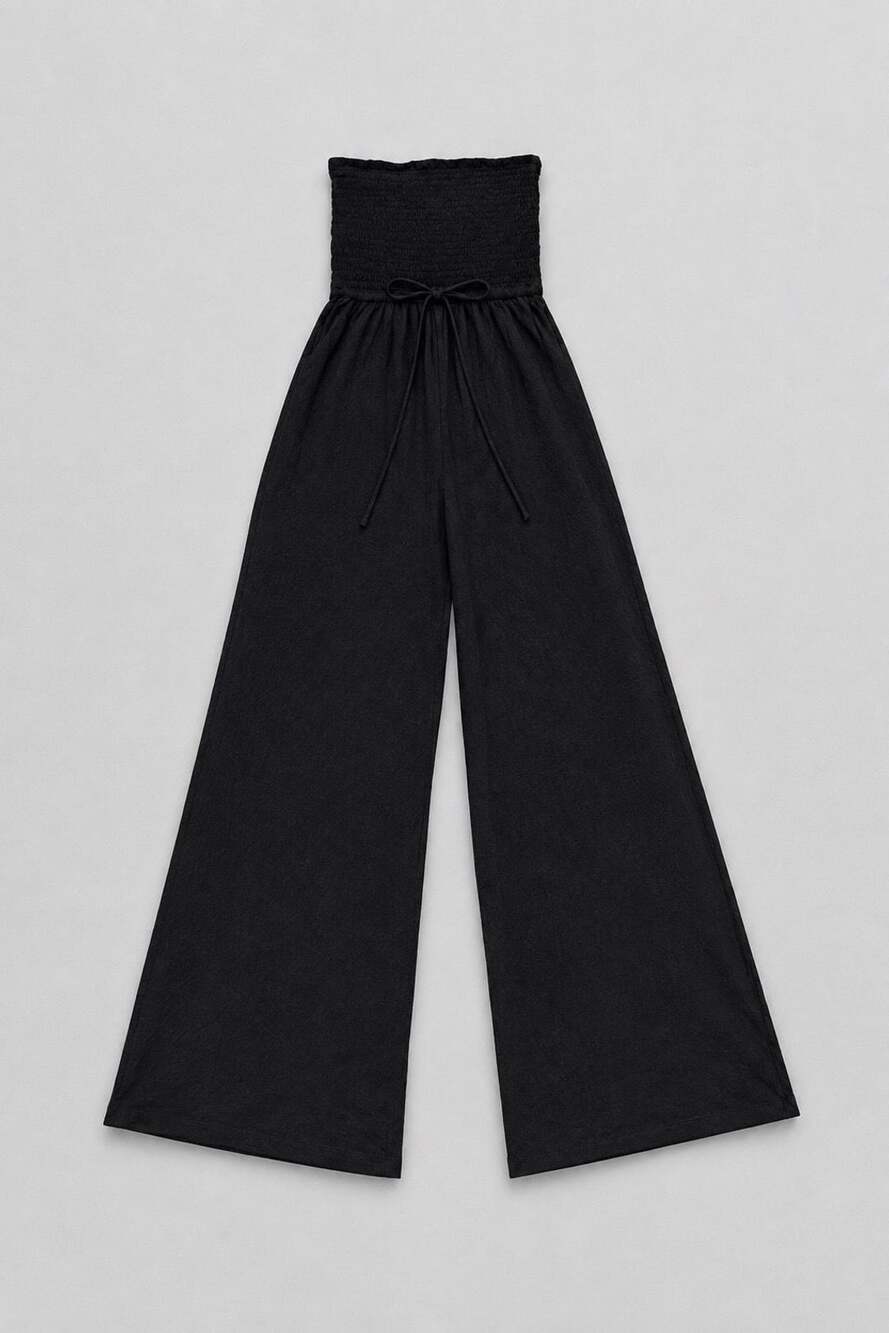 Zenana Jumpsuit Size M Black RP-1469